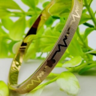 Premium Heartbeat-engraved Adjustable Cartier-inspired Gold Bracelet