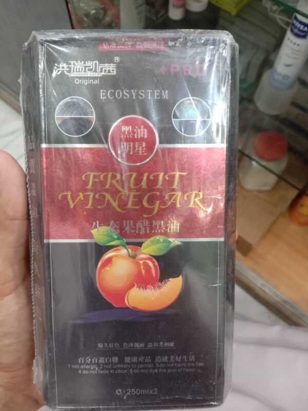 fruit venger black hair color gel dye 500ml - Image 4