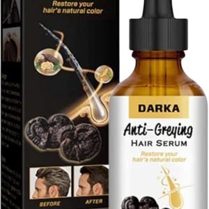 (100pcs) Hair Darkening Se-Rum, Darka Anti-greying Hair Se-Rum, Nutrient Natural Darkening Se-Rum 30 ML