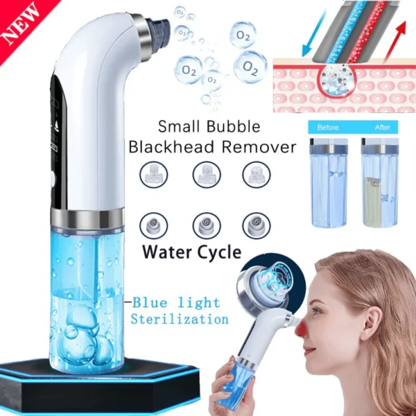 Bubble Facial & Blackhead Remover – Deep Cleanser for Acne, Pores & Glowing Skin | Pimple & Oil Control tool | Blemish-Fighting & Matte Finish | Bubble Technology Pore Purifier  - Image 5