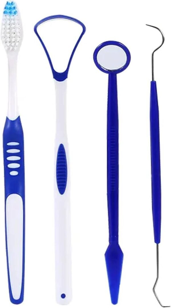 Oral Care Brush Kit 4 in 1 | Best Quality Oral Care Kit 04 PCs - Oral Hygiene Oral Care ( Random Color ) - Image 10