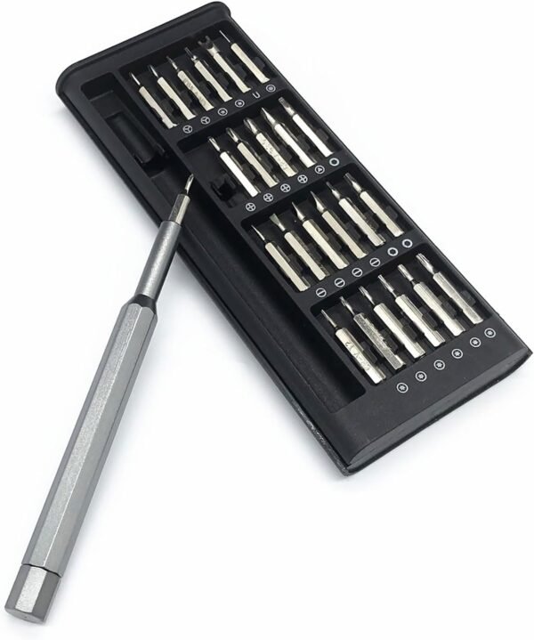 1 Precision Magnetic Screwdriver Set – Multi-Purpose Repair Tool Kit with Aluminum Case - Image 3