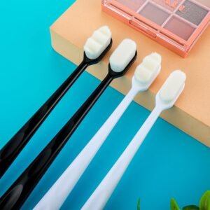 Soft Tooth Brush - Micro Nano Tooth Brush for Sensitive Gums Toothbrush with Extra Soft Floss (Random Color)