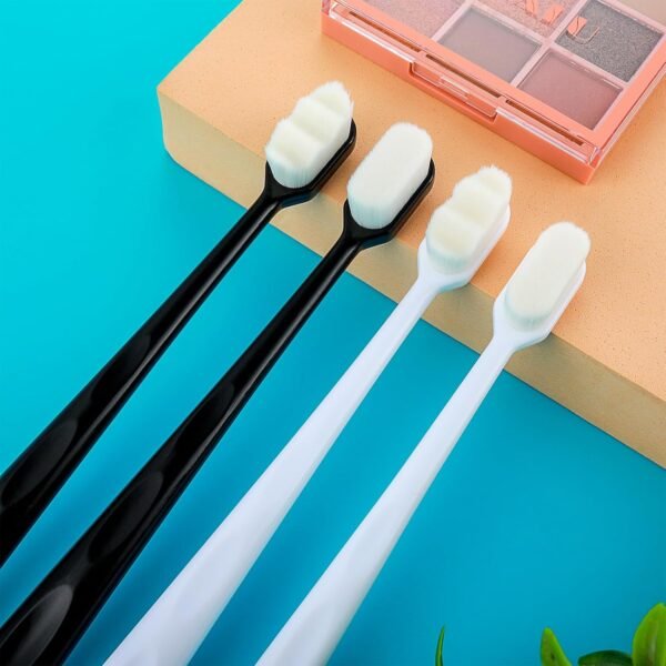 Soft Tooth Brush - Micro Nano Tooth Brush for Sensitive Gums Toothbrush with Extra Soft Floss (Random Color)