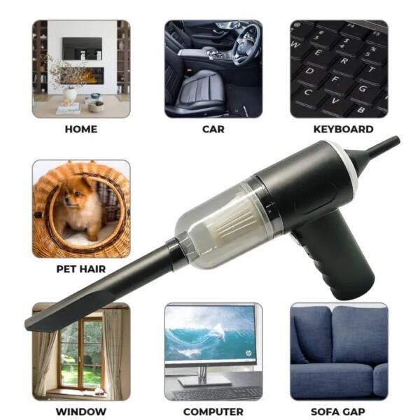 3 In 1 Portable Vacuum Cleaner Wireless Hand-held Cleaning For Car Home (as 228) - Image 6