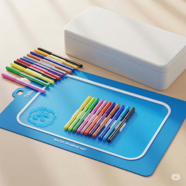 Reusable Water Drawing Mat for Kids – Educational Alphabet & Number Learning Toy with Magic Pens - Image 3