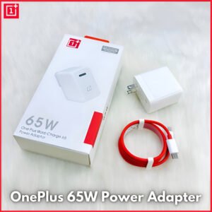OnePlus 65W Warp Charge Power Adapter with Type-C to Type-C Fast Charging Cable (with box)