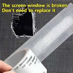 Mesh Roll Tape Window Screen Repair Patch | Keep Mosquitoes Out with Our Anti-Insect, Self-Adhesive Mesh Patch Tape - 3 meter