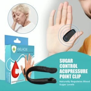 Sugar Control LI4 Acupressure Point Clip Wearable – Supporting Acupressure Relaxation, Stress Alleviation, Tension Relief and Headache Relief Hand Clip Migraine Pressure Point Clip - Original