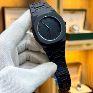Full BLACK AURA Quartz Watch – Lightweight Design, , Premium Quality & Finish - Best Quality Analog Watch For Boys - Watch For Men | Full Black Color Watch - Without Box