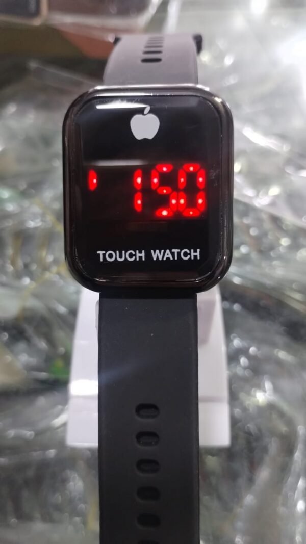 Touch LED Watch Fashion Casual Sports Men's Watch Touch Smart LED Digital Watches Electronics Wrist Watches for Men Women Square Clock (Random color) Without box - Image 11