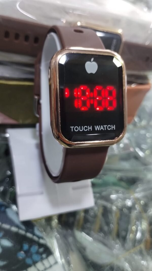 Touch LED Watch Fashion Casual Sports Men's Watch Touch Smart LED Digital Watches Electronics Wrist Watches for Men Women Square Clock (Random color) Without box - Image 12