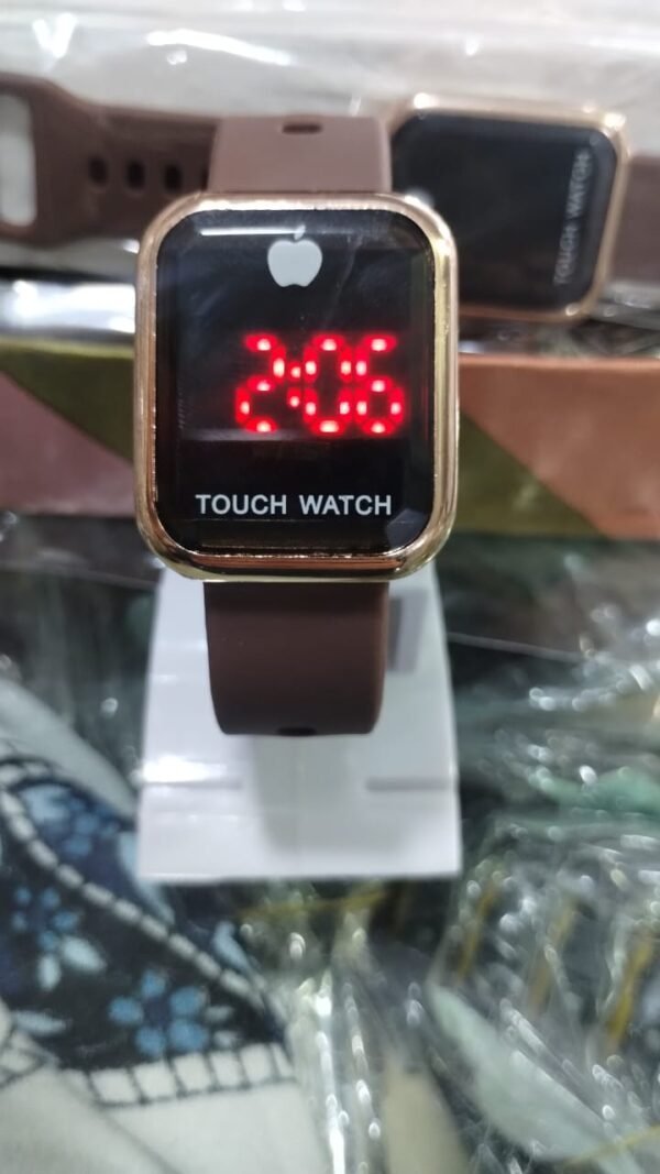 Touch LED Watch Fashion Casual Sports Men's Watch Touch Smart LED Digital Watches Electronics Wrist Watches for Men Women Square Clock (Random color) Without box - Image 14