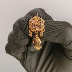Luminous Gold Plated Earrings For Ladies And Girls | Gold Plated Earrings | Special For Daily Routine Use And For Wedding And Special Occasion | Without Box
