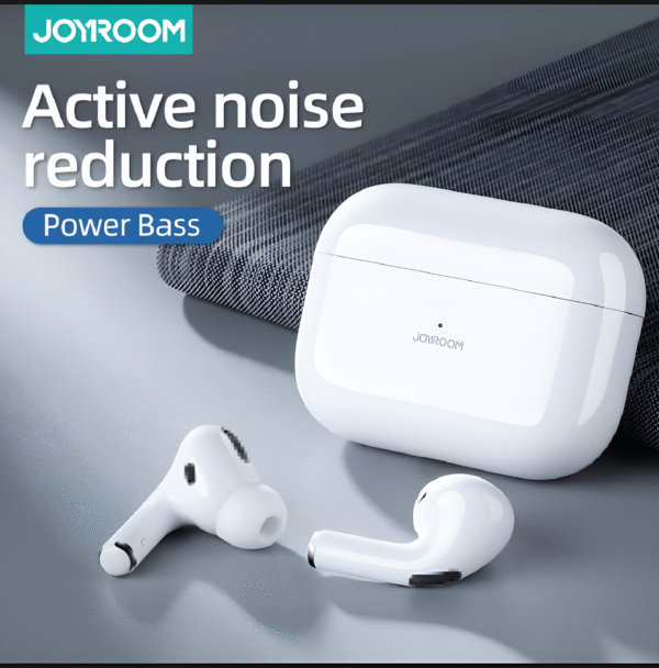 JOYROOM Pro 2 Airpods – Wireless Bluetooth Earbuds with ANC, Premium Sound, Silicone Case – Pro 2 Earbuds for iOS & Android