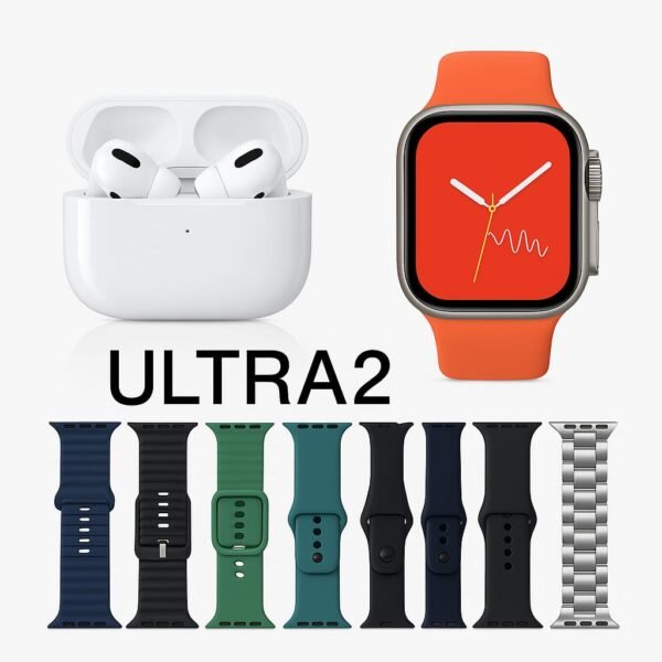 AirPods Pro 2 + Ultra 7-in-1 Smartwatch Combo | Premium Sound & Style Deal - Image 4