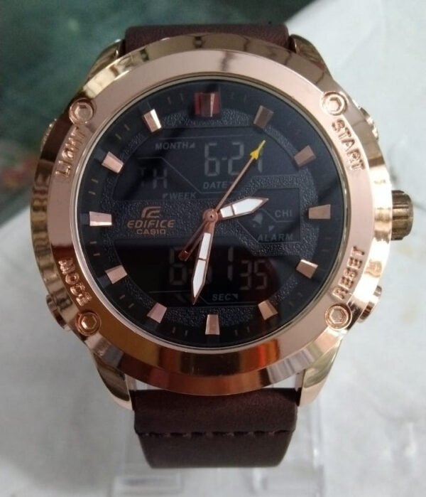 Edifice Watch For Men | Best Quality Watch For Men | Watch For Men - Wrist Watches For Men - Rubber Strap Watch - With Box