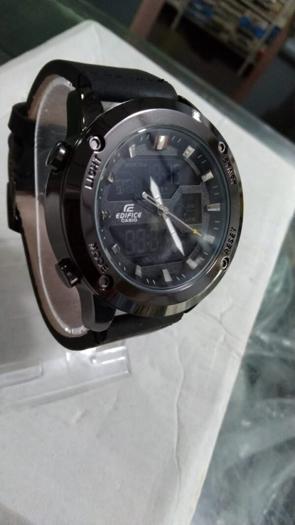 Edifice Watch For Men | Best Quality Watch For Men | Watch For Men - Wrist Watches For Men - Rubber Strap Watch - With Box - Image 3