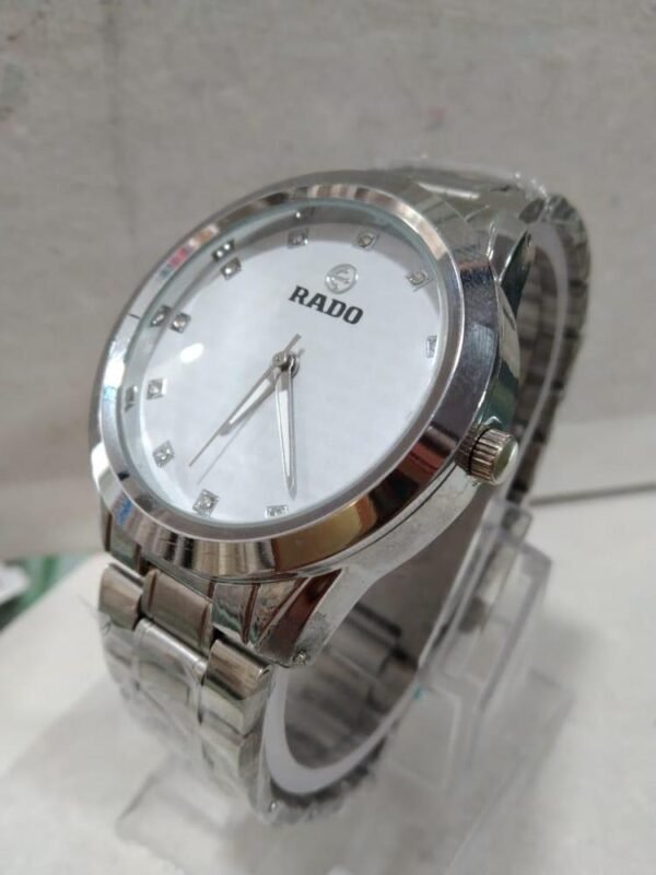 RADO Men’s Formal Wrist Watch With Stainless Steel Chain | Best Quality Rado Watch For Men's - Men's Watches - Wrist Watch For Men - With Random Box - Image 5