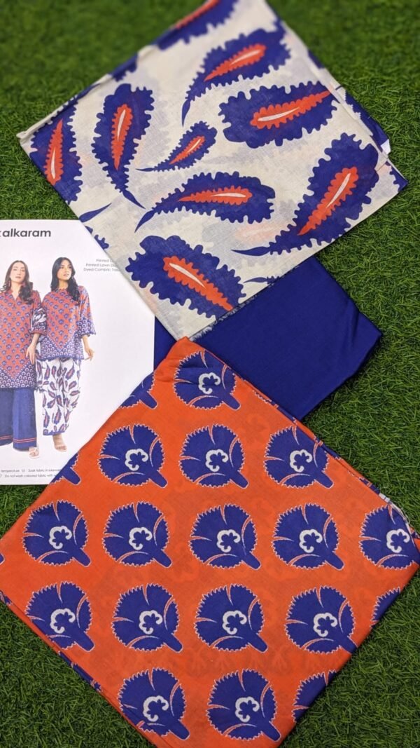 alkaram Lawn | Unstitched Collection 3 Pieces Casual Wear| Summer collection 2025 Collection Vol 1❤️ - Image 2
