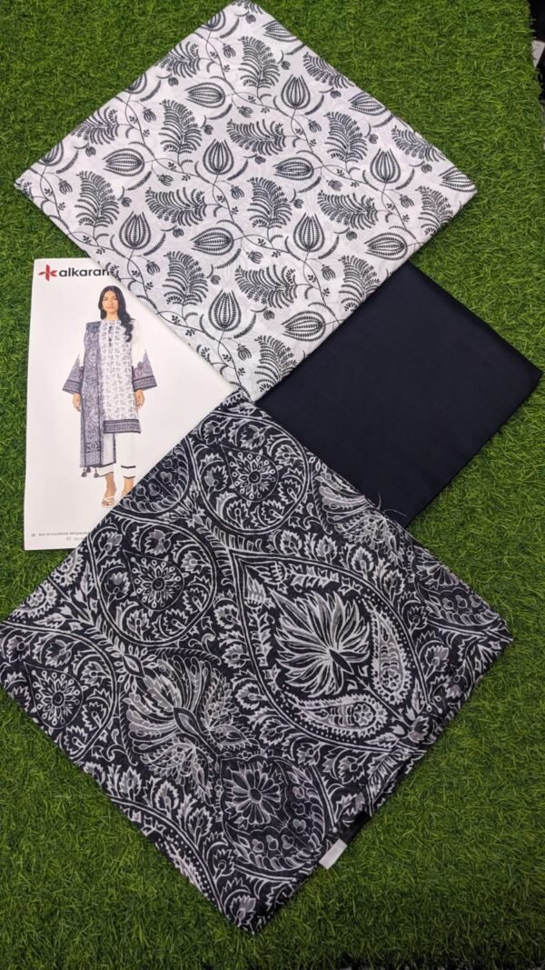 alkaram Lawn | Unstitched Collection 3 Pieces Casual Wear| Summer collection 2025 Collection Vol 1❤️ - Image 2