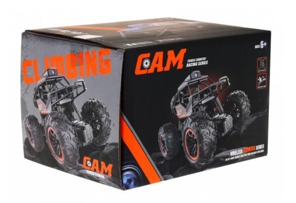 Crawler Cross Country Car With Camera | Remote Control Car With Camera WiFi 720P HD FPV Camera, 2.4Ghz 1:18 Scale Off-Road Remote Control Rechargeable Monster Truck Toys for Boys - Color Black | Toys For Kids | Remote Control Car | RC Car | - Image 5