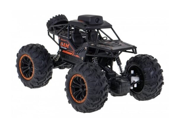 Crawler Cross Country Car With Camera | Remote Control Car With Camera WiFi 720P HD FPV Camera, 2.4Ghz 1:18 Scale Off-Road Remote Control Rechargeable Monster Truck Toys for Boys - Color Black | Toys For Kids | Remote Control Car | RC Car | - Image 7