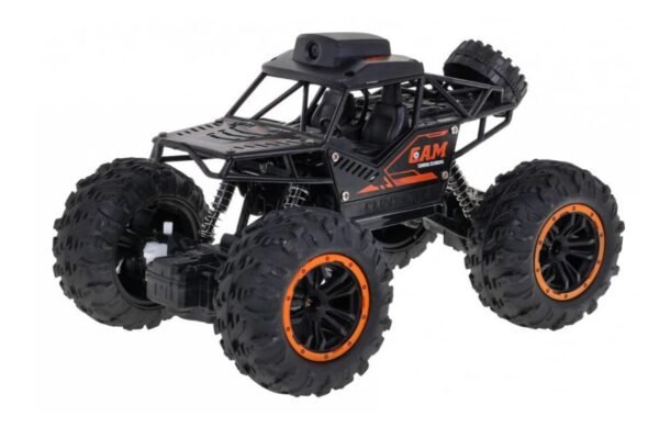Crawler Cross Country Car With Camera | Remote Control Car With Camera WiFi 720P HD FPV Camera, 2.4Ghz 1:18 Scale Off-Road Remote Control Rechargeable Monster Truck Toys for Boys - Color Black | Toys For Kids | Remote Control Car | RC Car | - Image 8