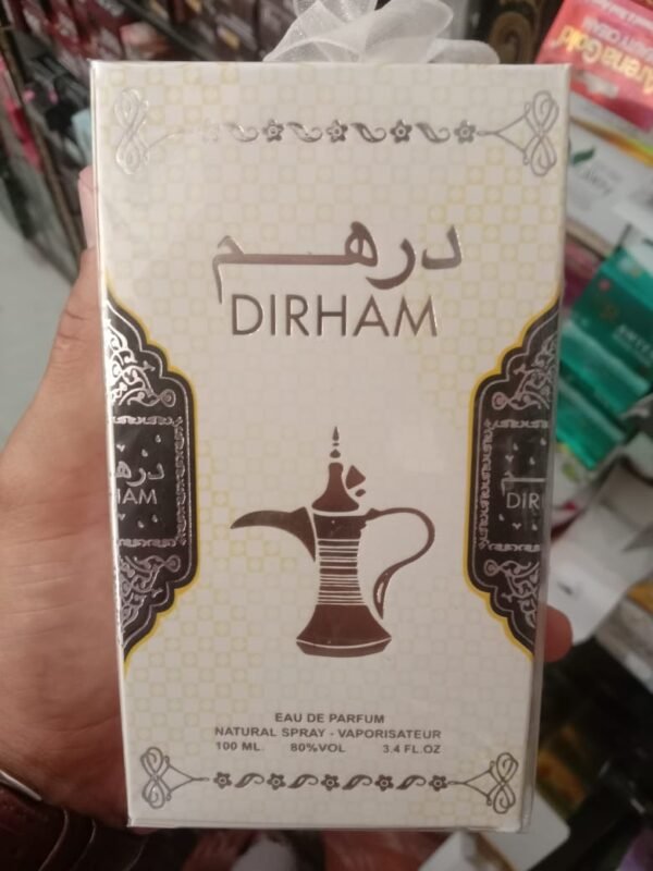 Dirham Perfume – Timeless Oriental Scent with Fresh, Floral & Woody Notes Bottle 100ML - Image 4