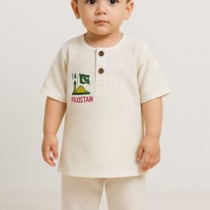 14 August Special Kids Suit - Soft Cotton Traditional Wear (1 to 3 Years) - 14 August Dress