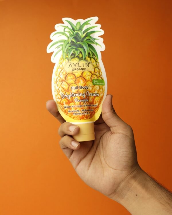 Pineapple Infused Skin Brightening Cream – Natural Glow & Even Skin Tone Formula 100 ml - Image 2