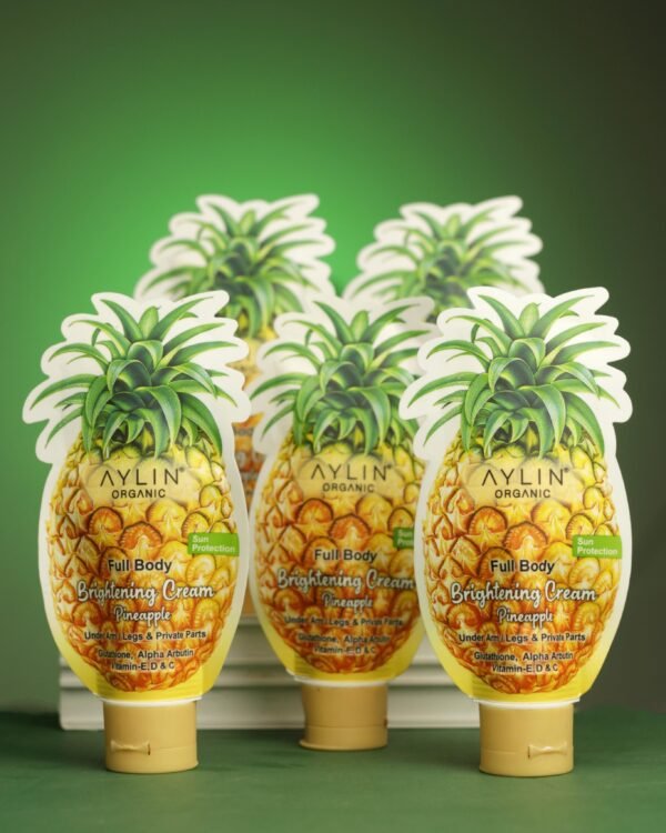 Pineapple Infused Skin Brightening Cream – Natural Glow & Even Skin Tone Formula 100 ml - Image 8