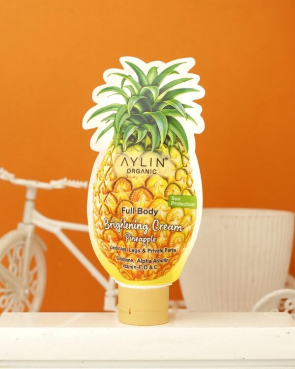 Pineapple Infused Skin Brightening Cream – Natural Glow & Even Skin Tone Formula 100 ml - Image 5