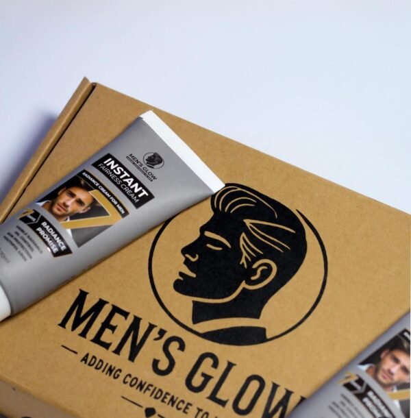 Men's Glow Facewash Bundle – Facewash + Whitening Cream Combo Set - Image 3