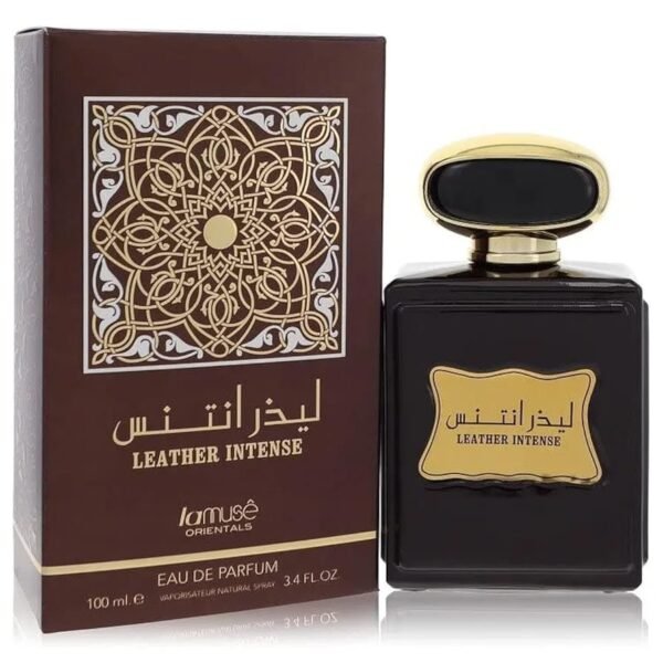 Leather Intense Eau De Parfum Spray – Bold & Long-Lasting Scent with Warm Leather and Woody Notes