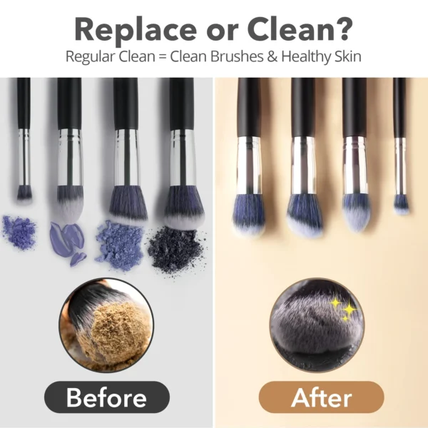 Electric Makeup Brush Cleaner Machine Gentle And Efficient Cleaning USB Powered Electric Scrubber Makeup Supply - Image 11