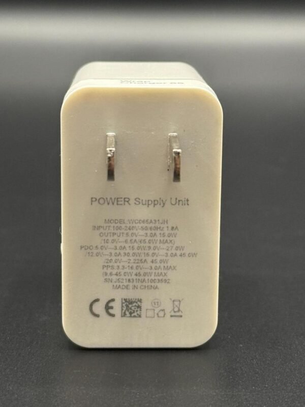OnePlus 65W Warp Charge Power Adapter with Type-C to Type-C Fast Charging Cable (with box) - Image 4