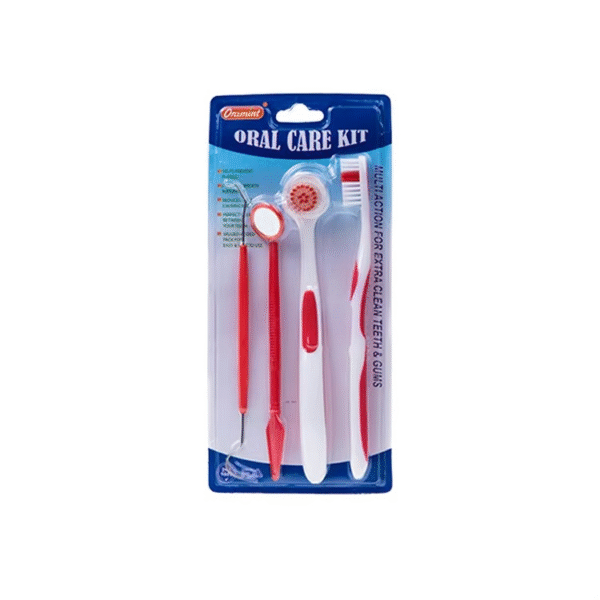Oral Care Brush Kit 4 in 1 | Best Quality Oral Care Kit 04 PCs - Oral Hygiene Oral Care ( Random Color ) - Image 2