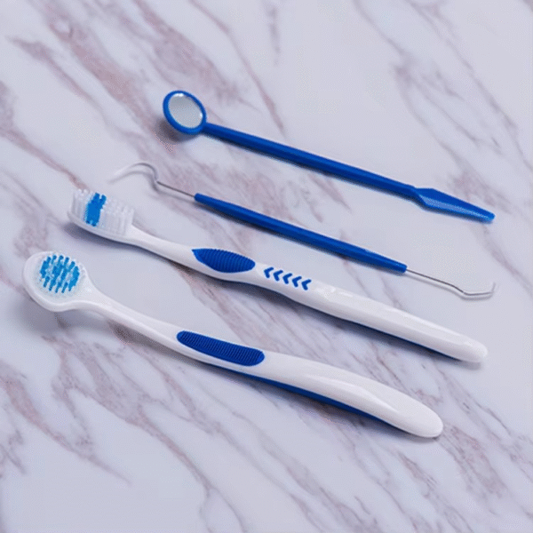 Oral Care Brush Kit 4 in 1 | Best Quality Oral Care Kit 04 PCs - Oral Hygiene Oral Care ( Random Color ) - Image 4