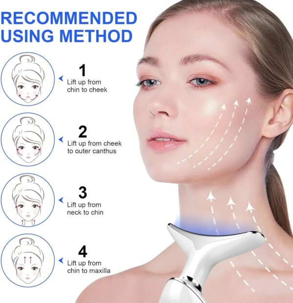 ES-1081 Massager Intense Pulsed Light Wrinkles Reducing Instrument - ESX - Anti Ageing & Reduces Puffiness | Face Massager For Fine Line & Wrinkles - Random Color  - Image 9