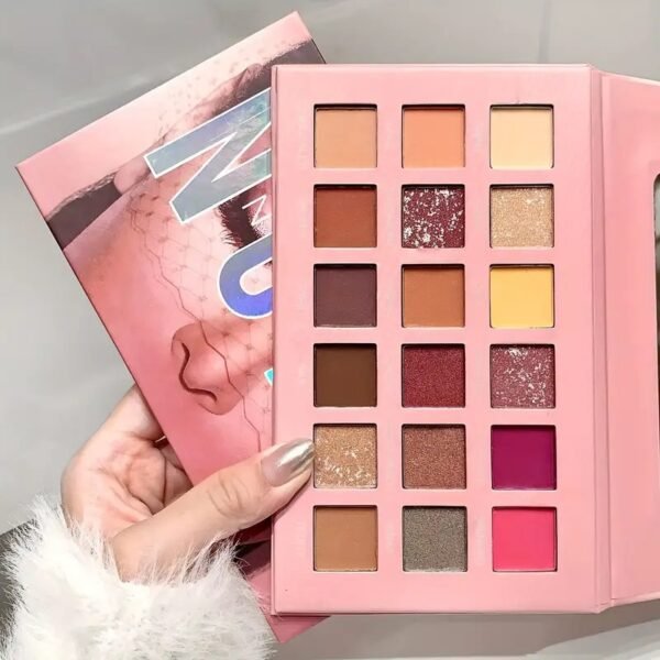18 Colors eyeshadow pallete Glitter Makeup Matte Eye shadow make up palette - Image 7