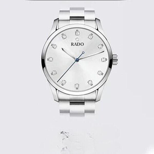 RADO Men’s Formal Wrist Watch With Stainless Steel Chain | Best Quality Rado Watch For Men's - Men's Watches - Wrist Watch For Men - With Random Box - Image 8