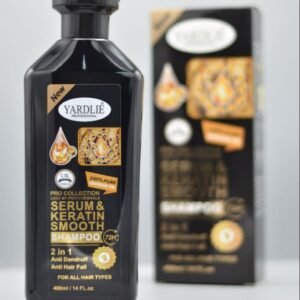 Keratin Shampoo & Hair Serum Set – 400ml Professional Hair Care for Smooth, Frizz-Free & Shiny Hair