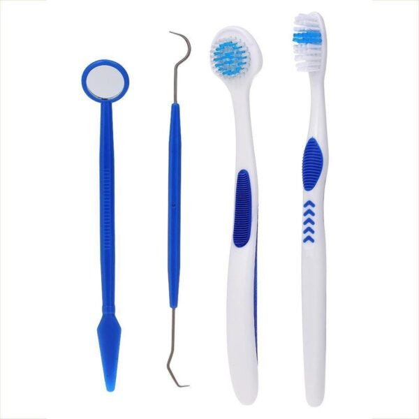 Oral Care Brush Kit 4 in 1 | Best Quality Oral Care Kit 04 PCs - Oral Hygiene Oral Care ( Random Color ) - Image 8