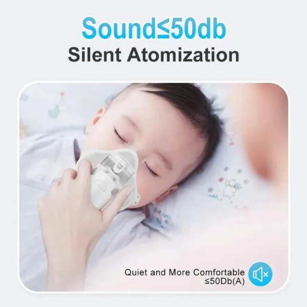 Portable Nebulizer For Asthma Inhaler Nebulizer Machine For Kids And Adults Medical Asthma Nebulizer - Rechargeable - Image 5