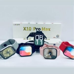 X10 Pro Max Smart Watch – 2025 Ultra Slim Smartwatch with Bluetooth Calling, Water Proof  With box