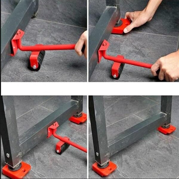 Furniture Lifter Mover Tool Set – Heavy Load Moving Rollers & Lifting Tool for Furniture and Home Appliances - Image 4
