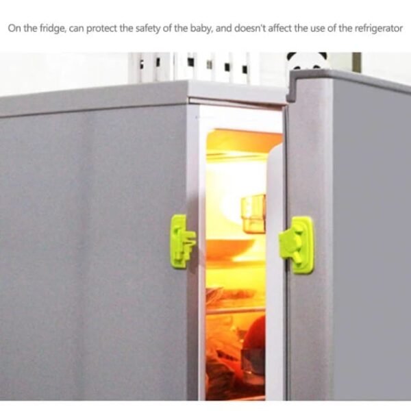01 PCs Cute Dog Shape Cartoon Cabinet Door Child Safe Lock Refrigerator Toilet Baby Safety Tools | Refrigerator Lock | Lock For Cabinet - Random Color - Image 18
