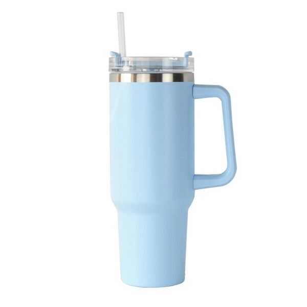 Stanley 40 Oz (1200ML) Stainless Steel Vacuum Insulated Tumbler with Straw – Leak-Proof Quencher Cup for Hot & Cold Beverages, Travel Mug, Gym Water Bottle, Coffee Thermos -Random Colors | Stanley | (With Box) - Image 5