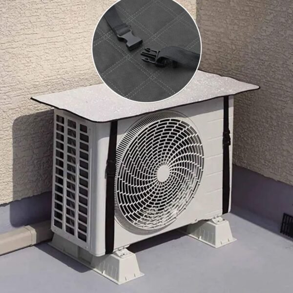 Ac Outdoor Unit Protector Heat Insulation Sunlight Shade Protector from Dust & Rain - AC Cover - Ac Outer Cover - Air Conditioner Cover - 36×16 - Image 5